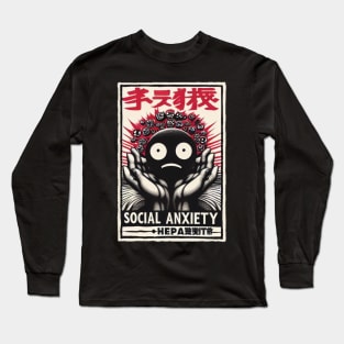 Kanji Anxiety Long Sleeve T-Shirt